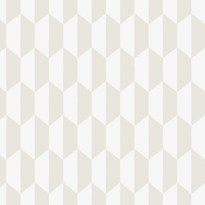 Petite Tile Wallpaper - Chalk & Parchment - 112/5021