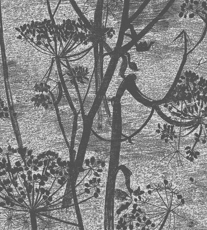 Cow Parsley Icons Wallpaper - Charcoal - 112/8026