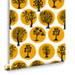 113470 - Party Land Wallpaper - Mustard - Graham & Brown