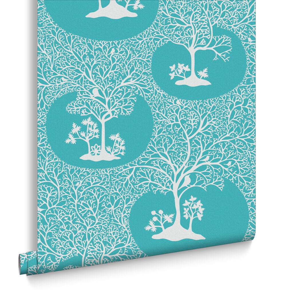 113473 - Magical Forest Wallpaper - Azure - Graham & Brown