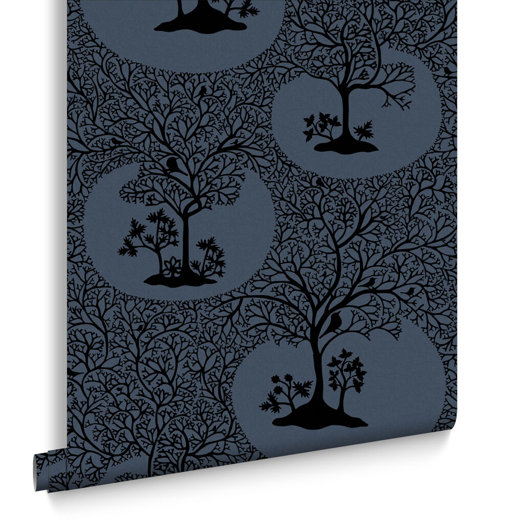 113474 - Magical Forest Wallpaper - Midnight - Graham & Brown