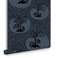 113474 - Magical Forest Wallpaper - Midnight - Graham & Brown