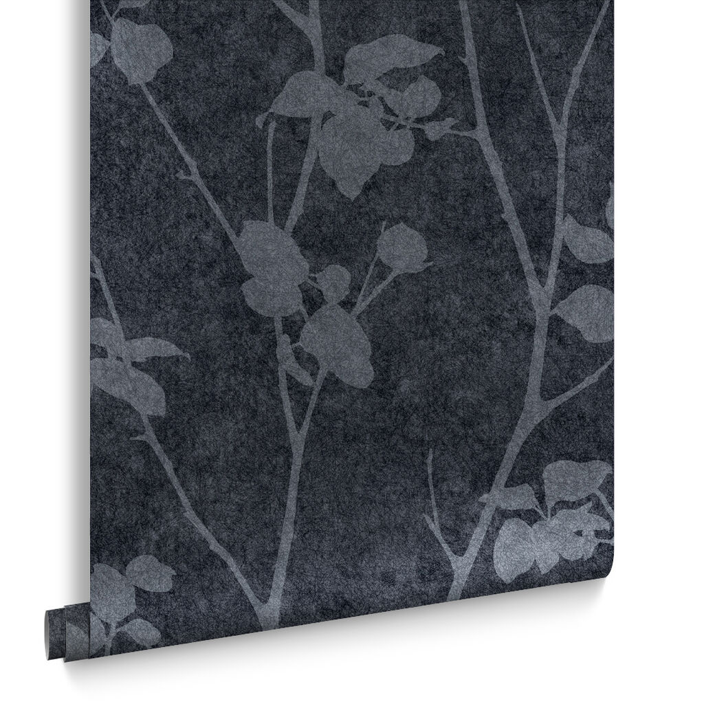 113941 - Brutal Beauty Wallpaper - Midnight - Graham & Brown