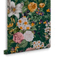 113963 - Glasshouse Flora Wallpaper - Emerald - Graham & Brown