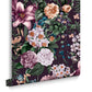 113965 - Glasshouse Flora Wallpaper - Amethyst - Graham & Brown