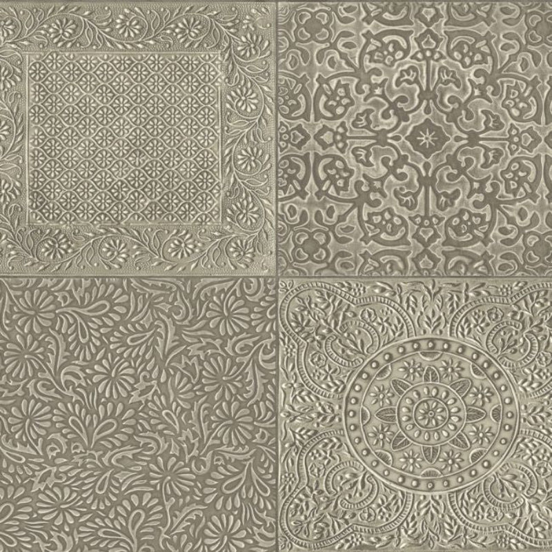 Bazaar Wallpaper - Metallic Gilver - 113/2006