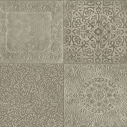 Bazaar Wallpaper - Metallic Gilver - 113/2006