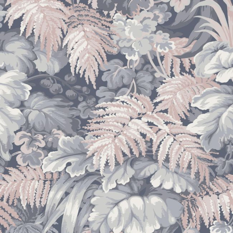 Royal Fernery Wallpaper - Lilac Grey & Ballet Slipper - 113/3010