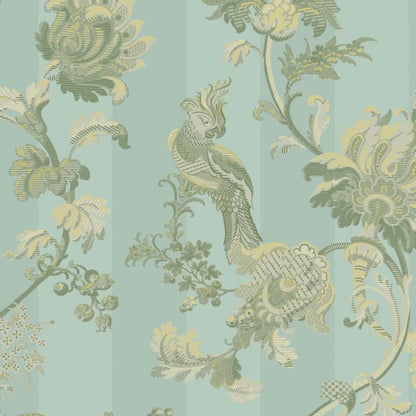 Zerzura Wallpaper - Duck Egg & Sage - 113/8020