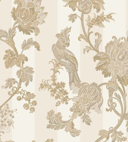 Zerzura Wallpaper - Soft Metallic Gold & Parchment - 113/8021