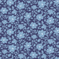 1144 - Peonie Wallpaper - Cotton Dark Blue by Morris Collections