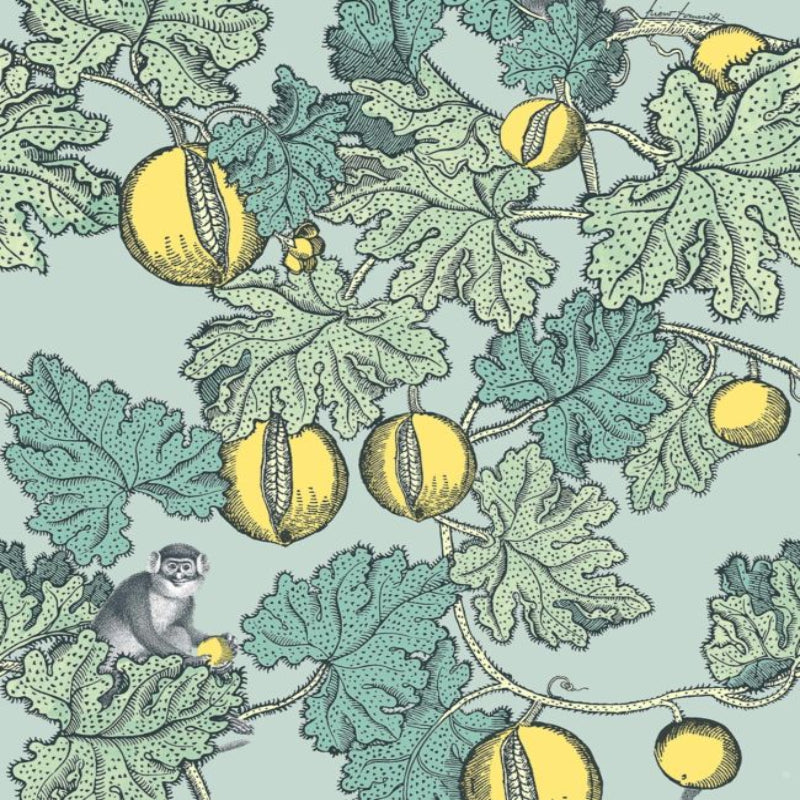 Frutto Proibito Wallpaper - Print Room Blue & Lemon - 114/1002