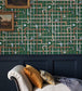 Bastoni Wallpaper - Forest Green - 114/14027