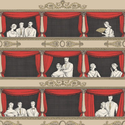 Teatro Wallpaper - Linen & Rouge - 114/18037