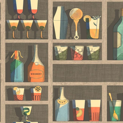 Cocktails Wallpaper - Multi - 114/23043