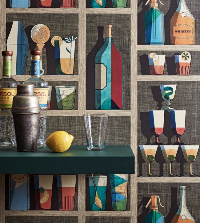 Cocktails Wallpaper - Multi - 114/23043