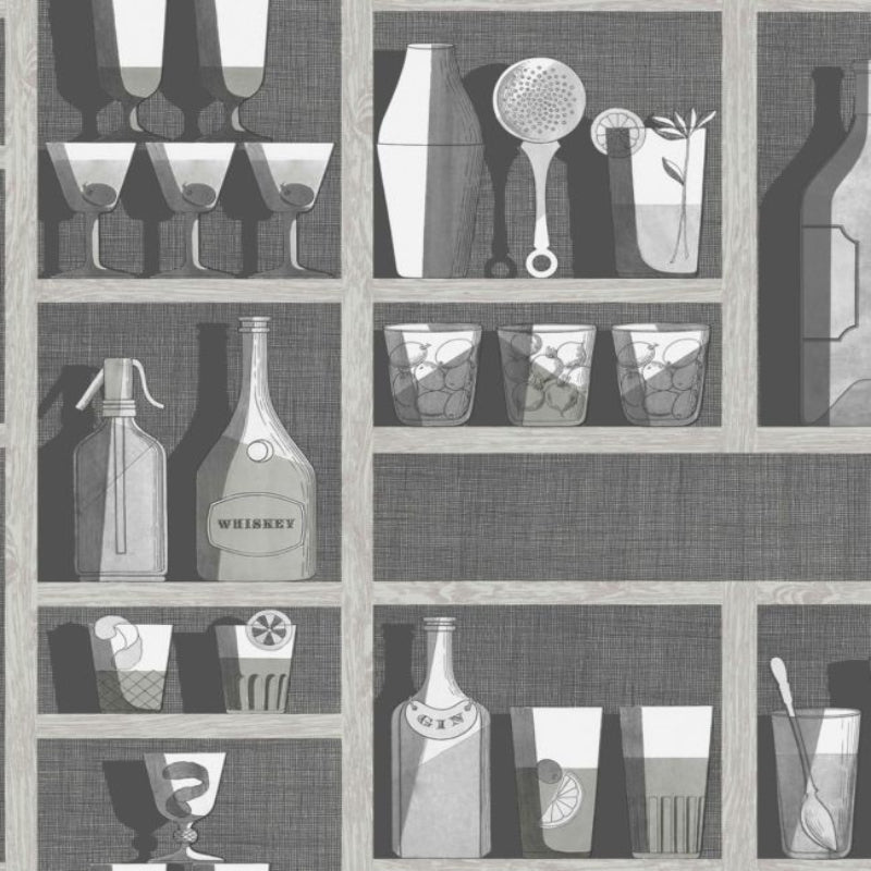 Cocktails Wallpaper - Soot & Snow - 114/23045