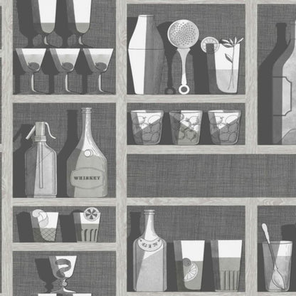 Cocktails Wallpaper - Soot & Snow - 114/23045