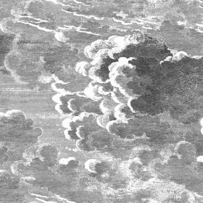 Nuvolette Wallpaper - Black & White - 114/28054
