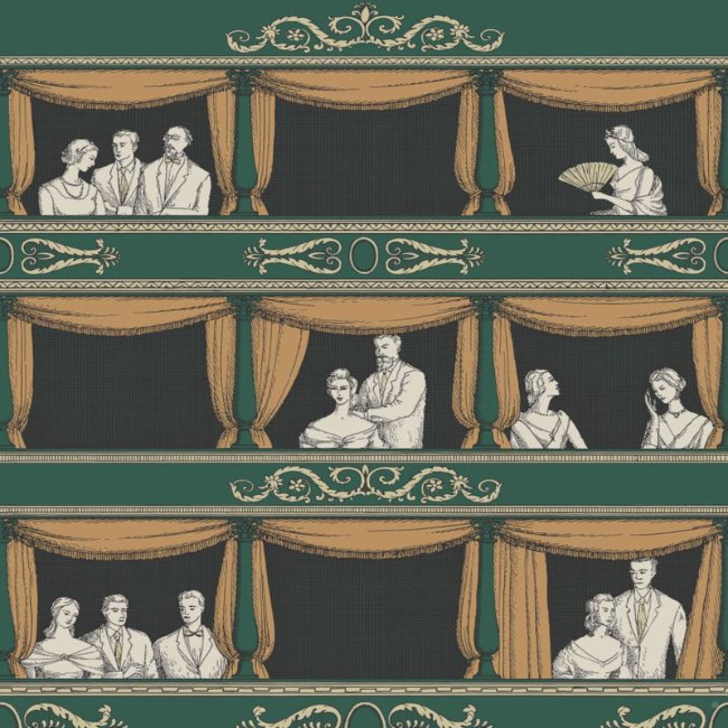 Teatro Wallpaper - Racing Green - 114/4009