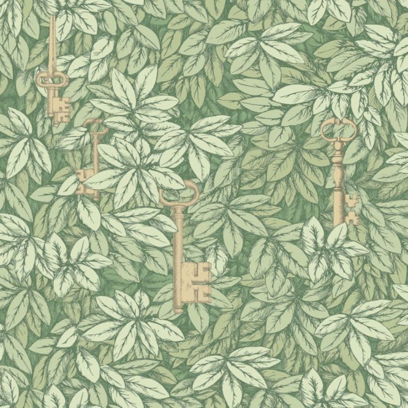 Chiavi Segrete Wallpaper - Olive - 114/9018