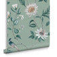 115046 - Nuit Wallpaper - Sage - Graham & Brown