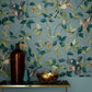 115050 - Lock and Key Wallpaper - Aqua - Graham & Brown