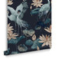 115052 - Teien Wallpaper - Navy - Graham & Brown