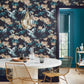 115052 - Teien Wallpaper - Navy - Graham & Brown
