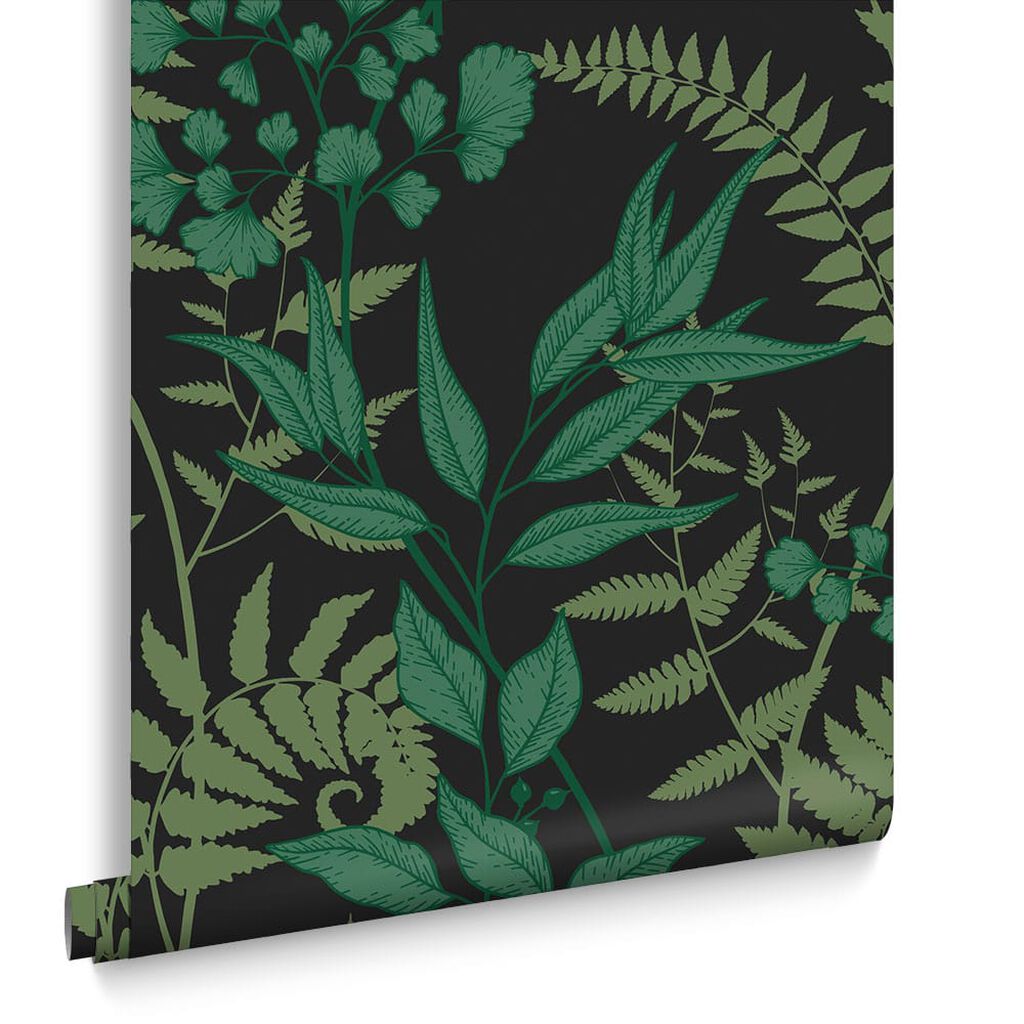 115061 - Fiore Wallpaper - Midnight - Graham & Brown