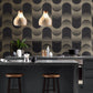 115066 - Eclipse Wallpaper - Black & Gold - Graham & Brown