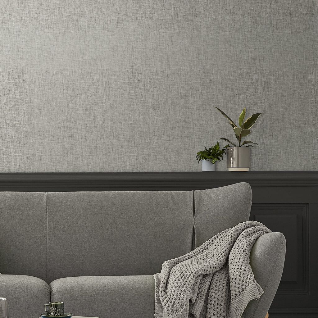 115236 - Cambric Wallpaper - Natural - Graham & Brown