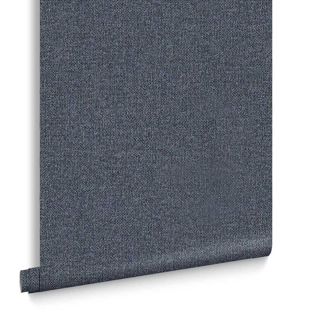 115241 - Twill Wallpaper - Denim - Graham & Brown