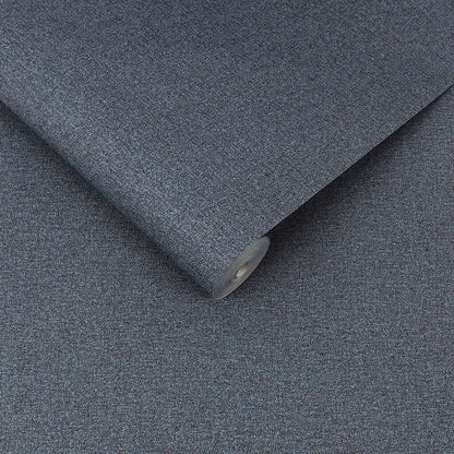 115241 - Twill Wallpaper - Denim - Graham & Brown