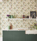 Sweet Pea Wallpaper - Autumnal Multi on Cream - 115/11032