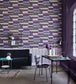 Allium Wallpaper - Teal & Jade on Chalk - 115/12035
