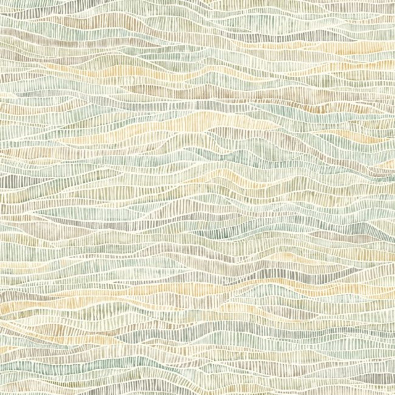 Meadow Wallpaper - Buttercup, Sage & Soot - 115/13040