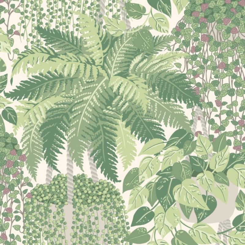Fern Wallpaper - Leaf Green & Olive - 115/7021