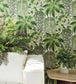 Fern Wallpaper - Dark Viridian & Teal - 115/7022