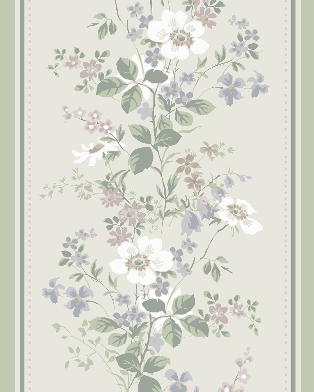 116039 - Olivia Bard Wallpaper - Gray - Midbec