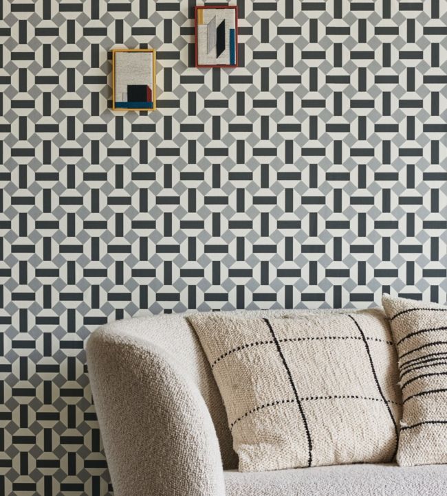 Alicatado Wallpaper - Leaf Greens on Chalk - 117/12038