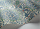 Piccadilly Seville Wallpaper - Denim & Rouge on Chalk - 117/8024