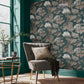 118007 - Florentia Wallpaper - Emerald - Graham & Brown
