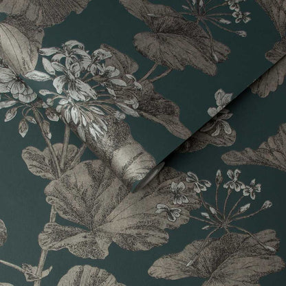 118007 - Florentia Wallpaper - Emerald - Graham & Brown
