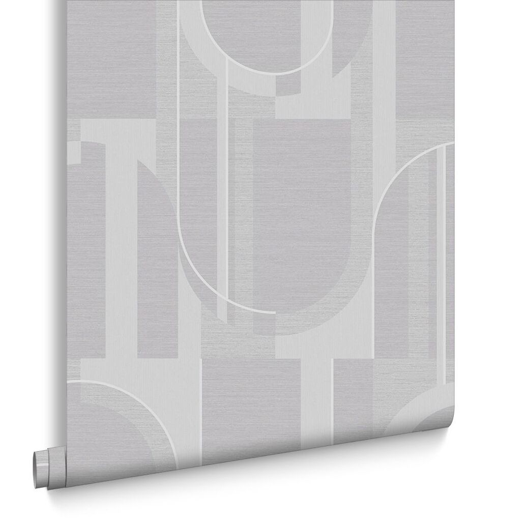 118012 - Marcia Wallpaper - Grey - Graham & Brown