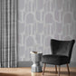 118012 - Marcia Wallpaper - Grey - Graham & Brown