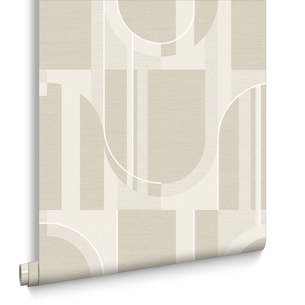 118013 - Marcia Wallpaper - Taupe - Graham & Brown