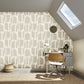 118013 - Marcia Wallpaper - Taupe - Graham & Brown