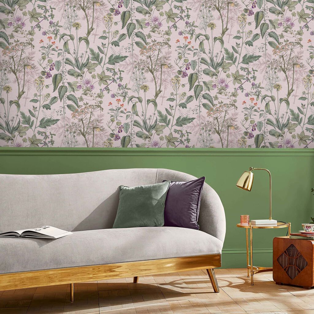 118015 - Edulis Wallpaper - Blush - Graham & Brown