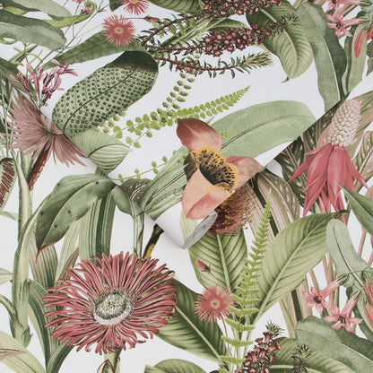118024 - Tigerlily Wallpaper - Lush - Graham & Brown